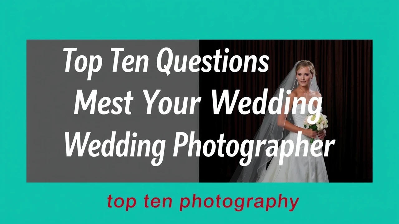 Top Ten Questions Must Your Wedding Photographer